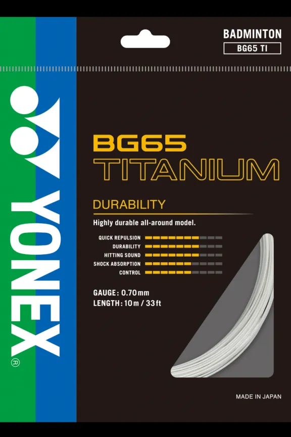 Yonex Bg65 Titanium Best Sale