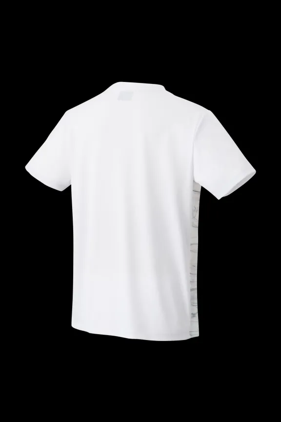 Yonex Men's T-Shirt White. Navy Blue Shop
