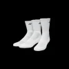 Yonex Sport Crew Socks(3Pairs) White New
